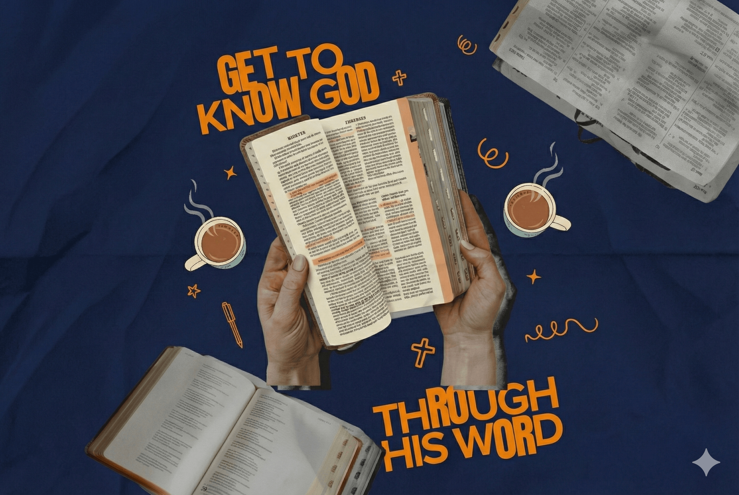 Get to know God through His Word - Coffee, Bible, and devotional time